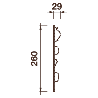 Фриз Дф-100, 260Hx29мм
