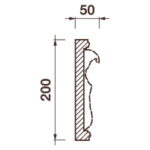 Фриз Дф-105, 200Hx50мм