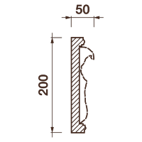 Фриз Дф-105, 200Hx50мм