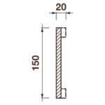 Фриз Дф-107, 150Hx20мм