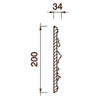 Фриз Дф-109, 200Hx34мм