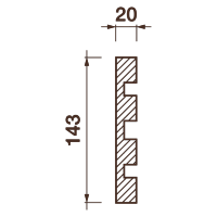 Фриз Дф-113, 143Hx20мм