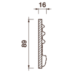 Фриз Дф-12, 89Hx16мм