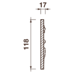 Фриз Дф-13, 118Hx17мм