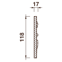 Фриз Дф-13, 118Hx17мм