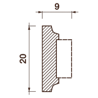 Фриз Дф-130, 20Hx9мм