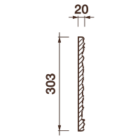 Фриз Дф-137, 305Hx20мм