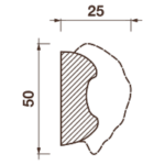 Фриз Дф-14, 50Hx25мм