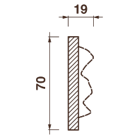 Фриз Дф-143, 70Hx20мм