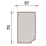 Фриз Дф-145, 70Hx57мм