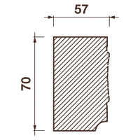 Фриз Дф-145, 70Hx57мм