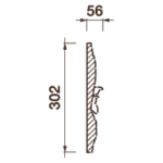 Фриз Дф-146, 300Hx50мм