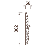 Фриз Дф-146, 300Hx50мм