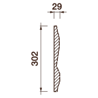 Фриз Дф-148, 300Hx25мм