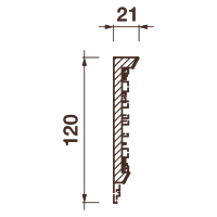 Фриз Дф-153, 120Hx20мм