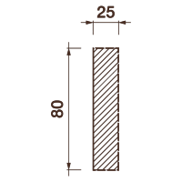 Фриз Дф-156, 80Hx25мм