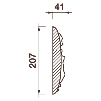 Фриз Дф-157, 200Hx40мм
