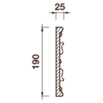 Фриз Дф-162, 190Hx25мм