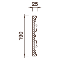 Фриз Дф-162, 190Hx25мм