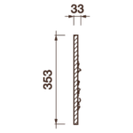 Фриз Дф-168, 353Hx33мм