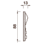 Фриз Дф-17, 88Hx13мм