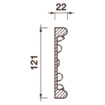 Фриз Дф-171, 121Hx22мм