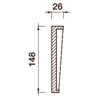 Фриз Дф-172, 148Hx26мм