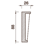 Фриз Дф-174, 88Hx26мм