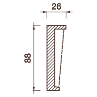 Фриз Дф-174, 88Hx26мм