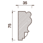 Фриз Дф-179, 75Hx35мм
