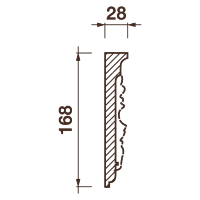 Фриз Дф-18, 168Hx28мм