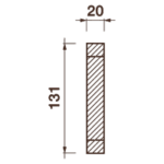 Фриз Дф-184, 131Hx20мм