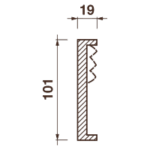 Фриз Дф-190, 101Hx19мм