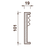 Фриз Дф-190, 101Hx19мм