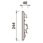 Фриз Дф-2, 244Hx48мм