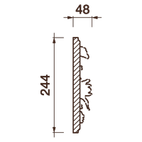 Фриз Дф-2, 244Hx48мм