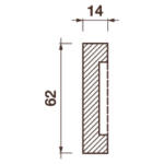 Фриз Дф-204, 62Hx14мм