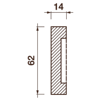 Фриз Дф-204, 62Hx14мм