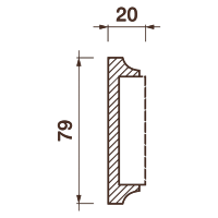 Фриз Дф-205, 79Hx20мм