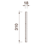 Фриз Дф-227, 310Нх18мм