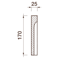 Фриз Дф-238, 170Нх25мм