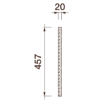 Фриз Дф-257, 457Нх20мм