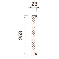 Фриз Дф-261, 253Нх28мм