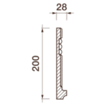 Фриз Дф-268, 200Нх28мм