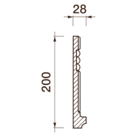 Фриз Дф-268, 200Нх28мм