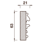 Фриз Дф-27, 63Hx21мм