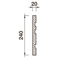 Фриз Дф-33, 240Hx20мм