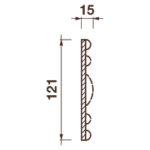 Фриз Дф-35, 120Hx15мм