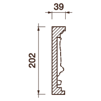 Фриз Дф-37, 202Hx39мм