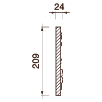 Фриз Дф-38, 209Hx24мм